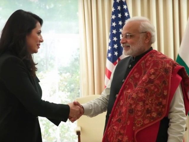 PM Modi and Tulsi Gabbard Discuss Strengthening India-US Ties Amidst Political Challenges