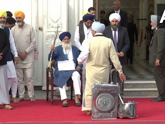 Sukhbir Badal Accepts Religious Penalty at Golden Temple Amid Health Challenges