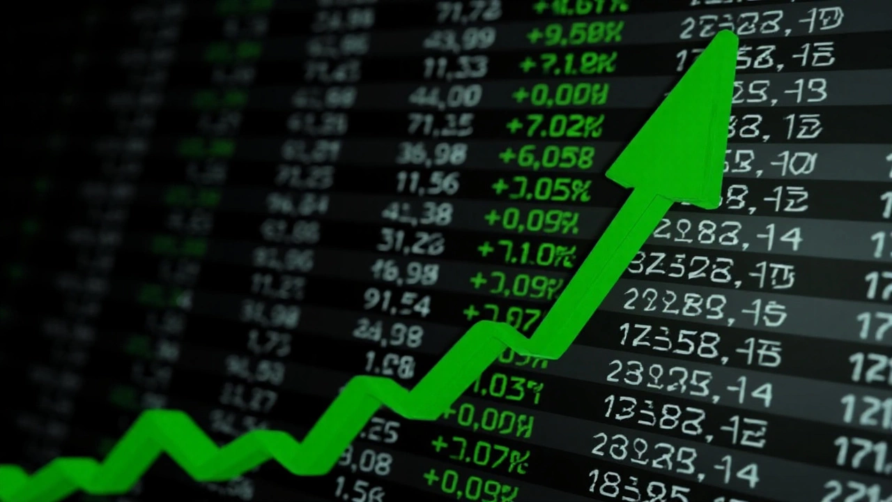 Sensex and Nifty Surge as Indian Retail Inflation Plummets to Eight-Year Low