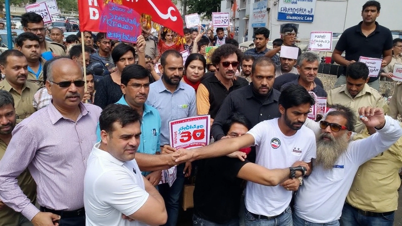 Udhampur Sees Strong Protests and Counter-Rallies Six Years After Article 370 Abrogation